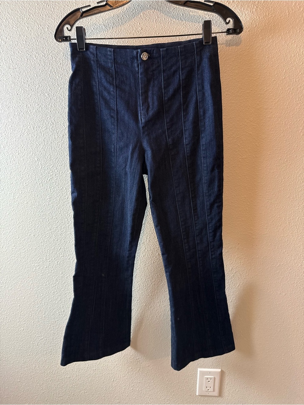 Cinq a Sept Jewel Cropped Carolina Pant Indigo Business Casual Women’s Size 2 - Picture 4 of 14
